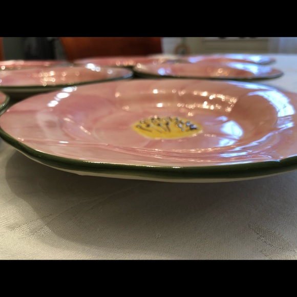 8 Franciscan Desert Rose 8” plates - Picture 4 of 4